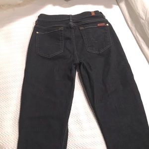 7 For All Mankind - high waist ankle skinny jeans